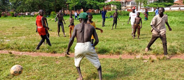 Fun Time. Football makes us happy.